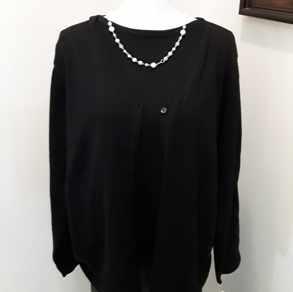 Urban Works black mock 2pc sweater size 2X 18/20 - Picture 3 of 4